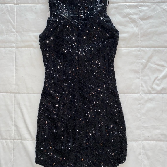 LF Black Sequin Mini Dress “Small” - Picture 5 of 5